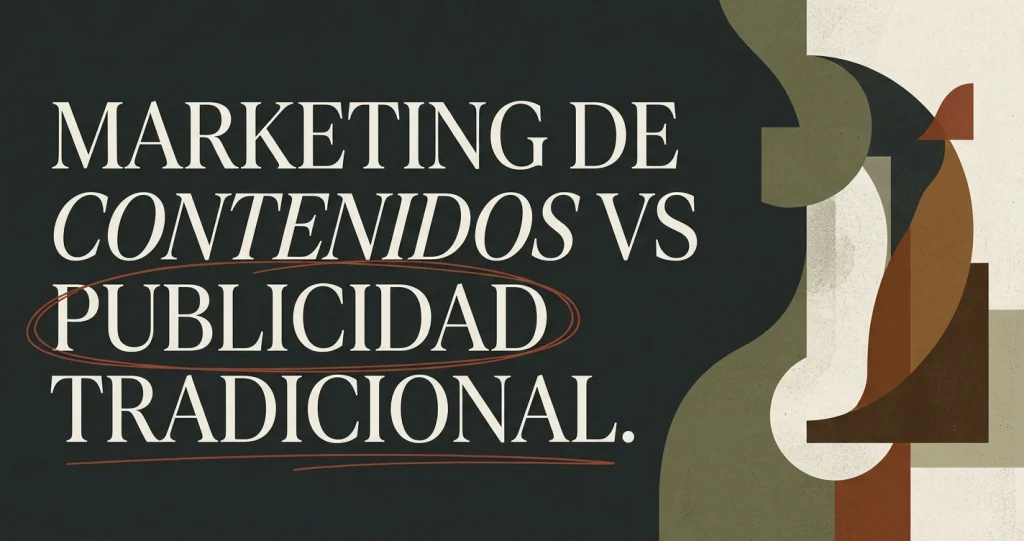 Marketing de contenidos vs publicidad tradicional